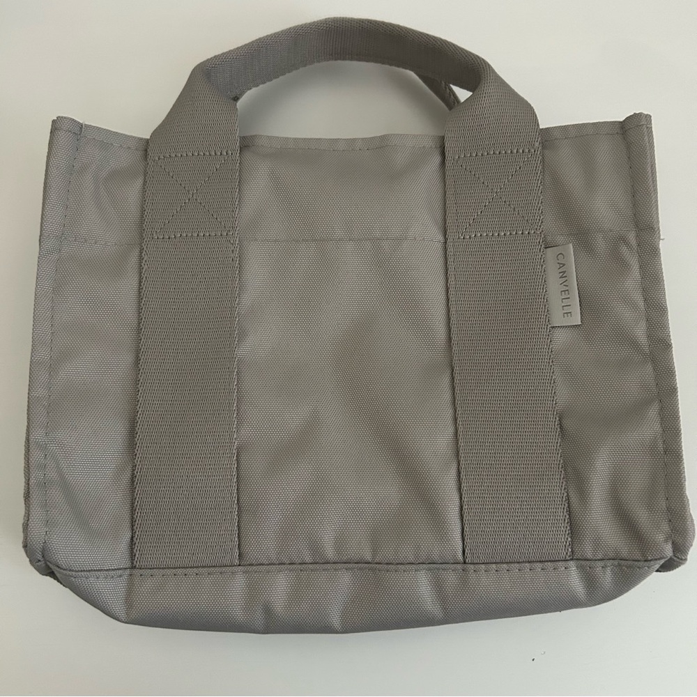 Canvelle X-Small Boxy Crossbody Tote Grey - Picture 12 of 13